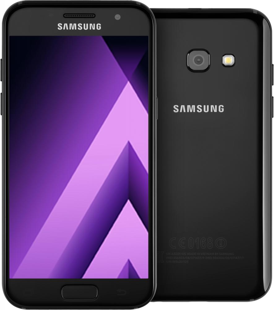 Смартфон Samsung Galaxy A3 (2017) (черный) Смартфон Samsung Galaxy A3 (2017) (черный)